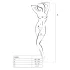 Passion BS059 - witte net lingerieset - S-L