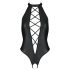 Passion Nancy - open body met gekruiste bandjes (zwart) - L/XL