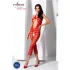 Passion BS081 - halter jumpsuit capri - rood (S-L)