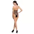 Passion BS087 - transparante net body - zwart - S-L