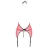 Passion Peonia - lingerie set - top en string - rood