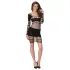 Passion BS105 - net minijurk - zwart - S-L