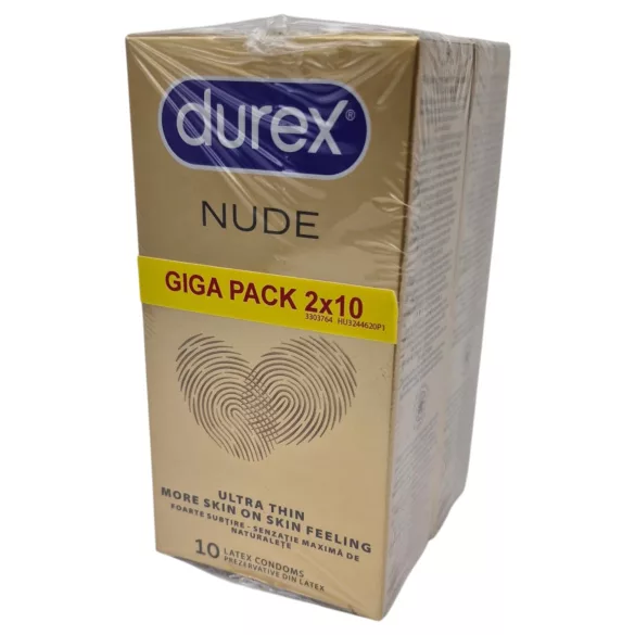 Durex Nude - ultra dun condoom (2x10 stuks)