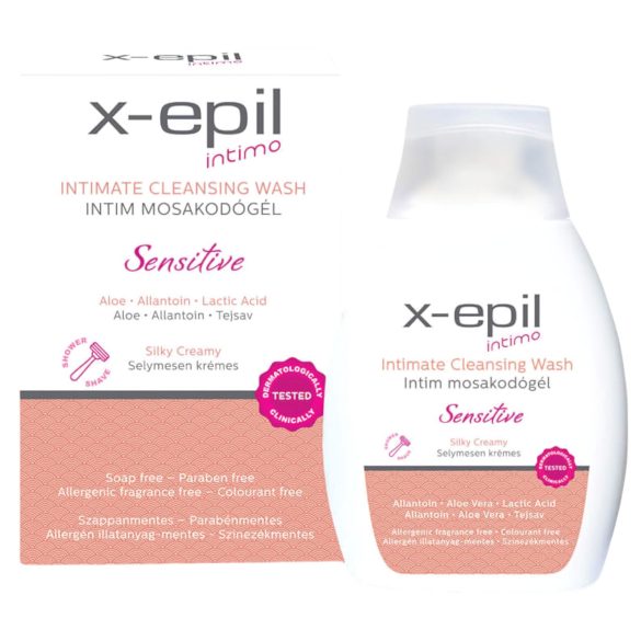 X-Epil Intimo Sensitive - intieme wasgel - gevoelige huid - 250ml