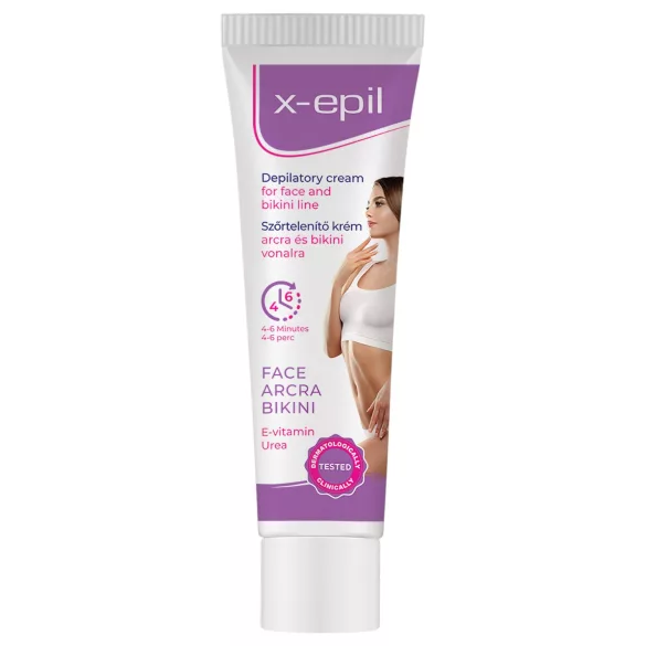 X-Epil - ontharingscrème gezicht en bikinilijn - 40ml