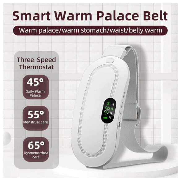 EMS - menstruatie massageband - oplaadbaar - wit