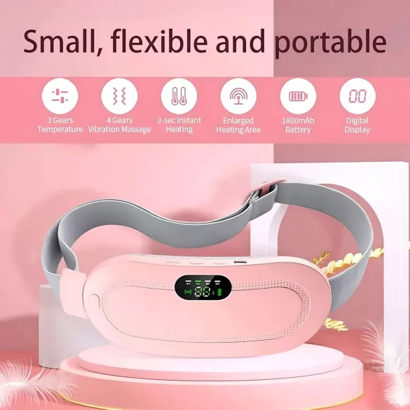 EMS - oplaadbare menstruatie massageband - roze