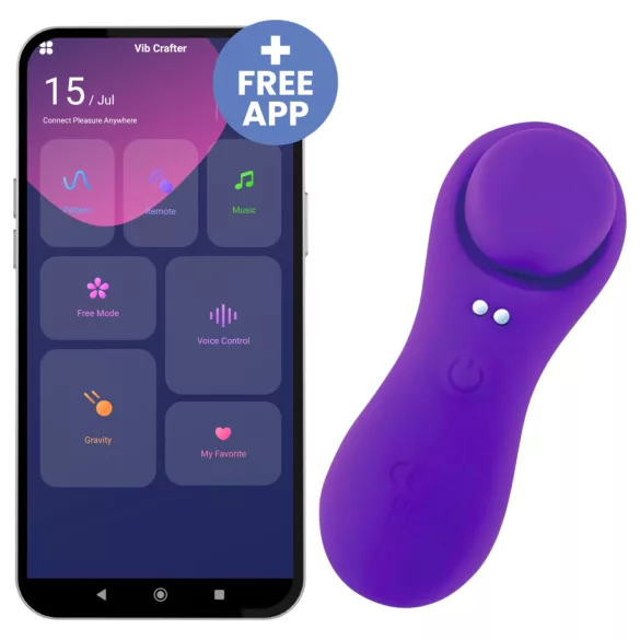 Desirel Confidential - vibrerende slip met app - lila