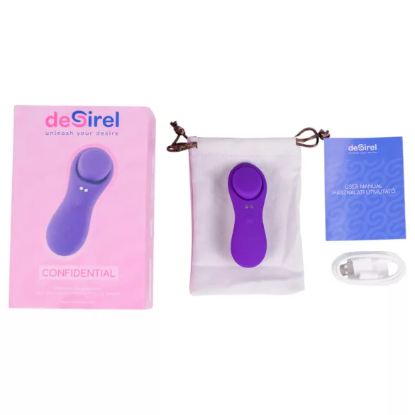 Desirel Confidential - vibrerende slip met app - lila