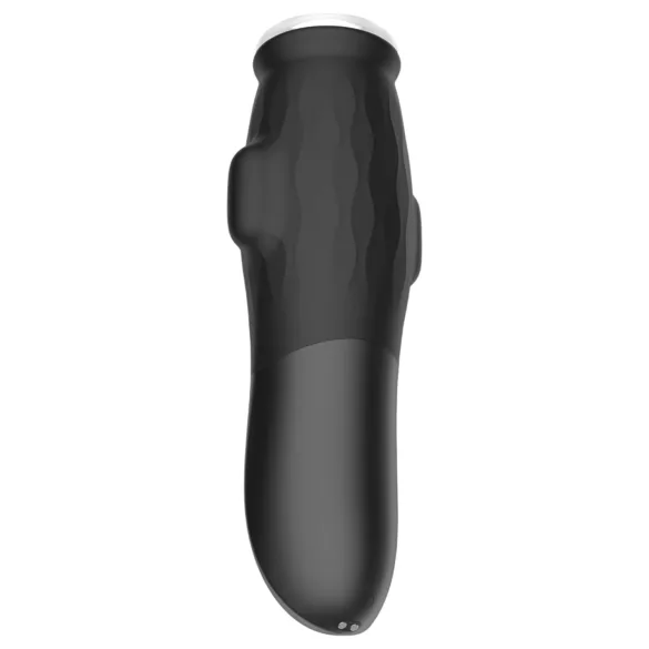 Lonely Anne - masturbator met vibrator en zuigfunctie - zwart - oplaadbaar