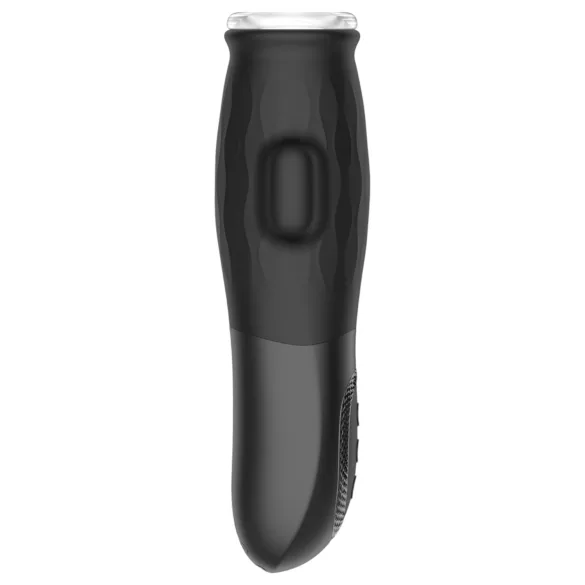 Lonely Anne - masturbator met vibrator en zuigfunctie - zwart - oplaadbaar