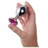 Desirel - anaal plug - medium - zilver/roze - Pink Jewel
