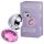 Desirel Pink Jewel L - anale plug (zilver-roze)