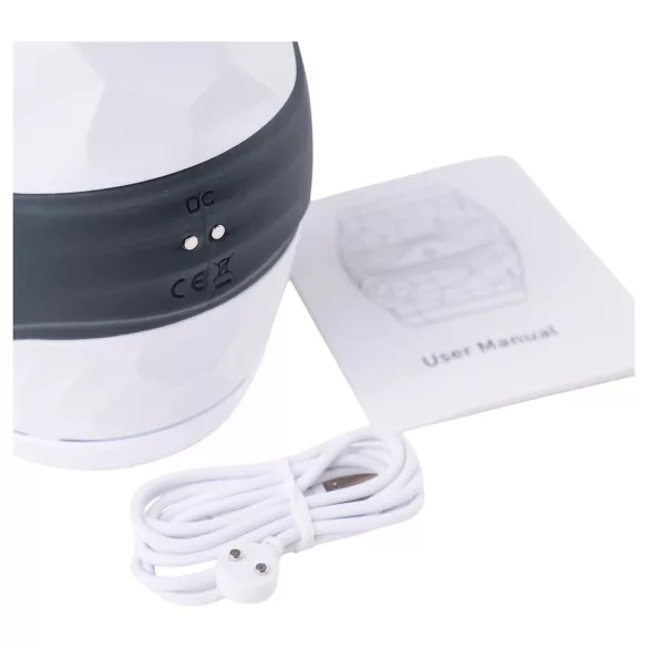 Desirel Grip Master - masturbator met sterke grip - siliconen - grijs