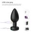 Desirel Easy Obsidian - Draadloze, Radiografische Anale Vibrator (Zwart)