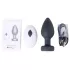 Desirel Easy Obsidian - anale vibrator - oplaadbaar draadloos - zwart