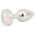 Desirel GlowPlug - lichtgevende anaalplug - klein (zilver)