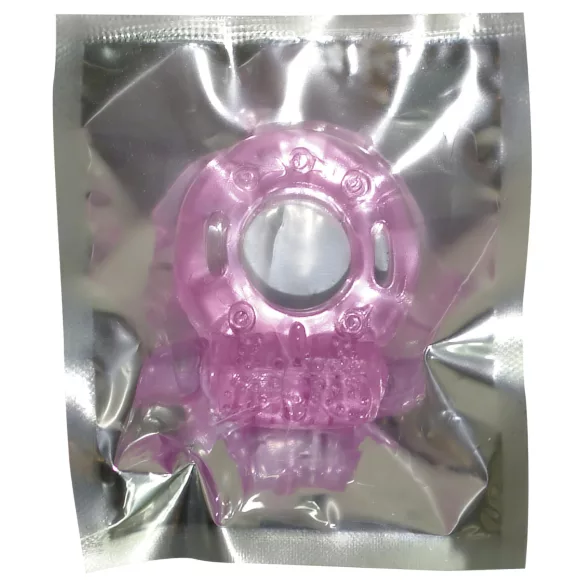Vibrerende penisring - eenmalig gebruik - roze