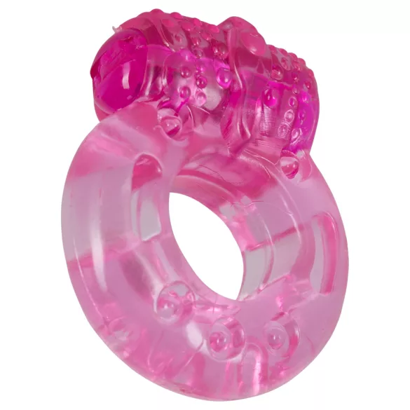 Vibrerende penisring - eenmalig gebruik - roze