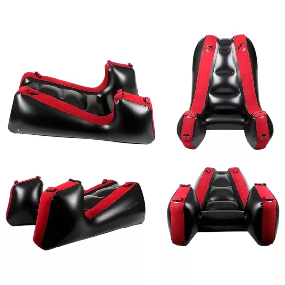 Desirel Magic Pillow - opblaasbare sekssofa voor standjes (rood)