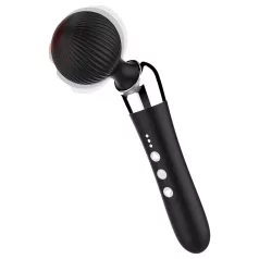 Gebogen - massagevibrator - oplaadbaar - zwart