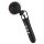 Gebogen oplaadbare massage vibrator (zwart)