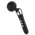 Gebogen oplaadbare massage vibrator (zwart)