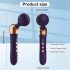 Gebogen oplaadbare massage vibrator (zwart)