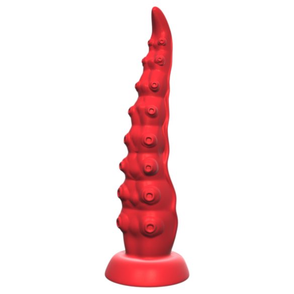 Zuignap Octopus Arm Vibrator met Afstandsbediening (Rood)