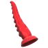 Zuignap Octopus Arm Vibrator met Afstandsbediening (Rood)