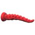 Zuignap Octopus Arm Vibrator met Afstandsbediening (Rood)