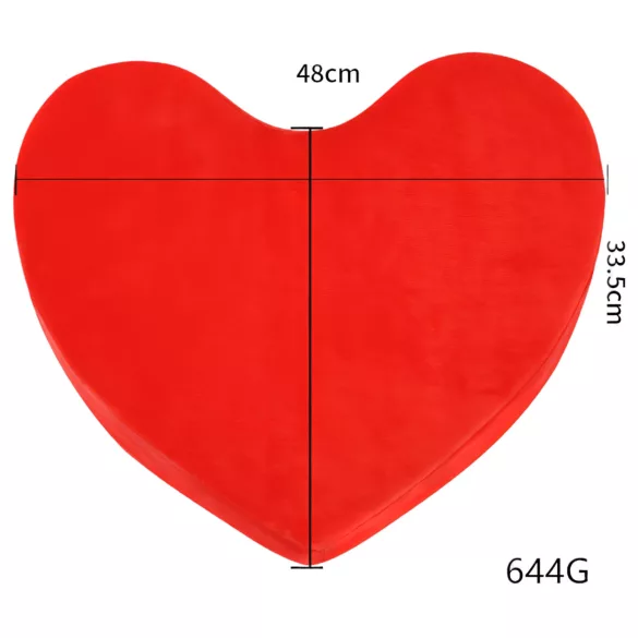 Magic Pillow - sekspiluw hartvormig - rood