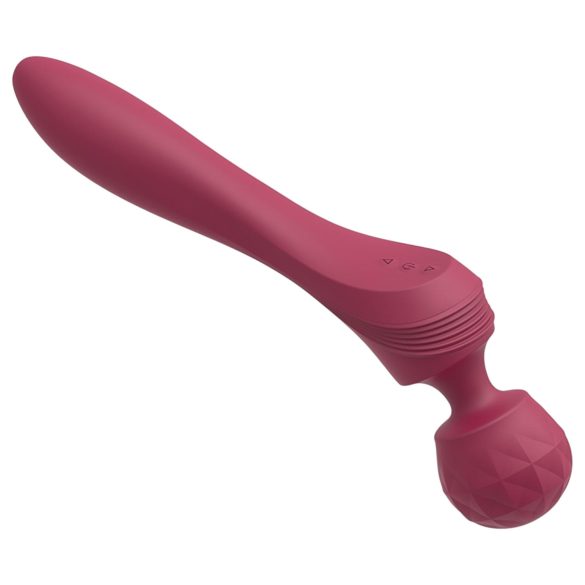 Lonely - gebogen vibrator massager - rood
