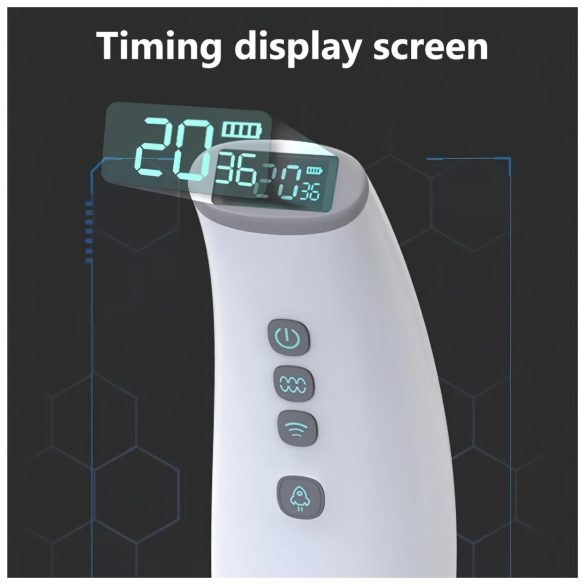 Lonely - automatische masturbator met zuigen en verwarmen - wit