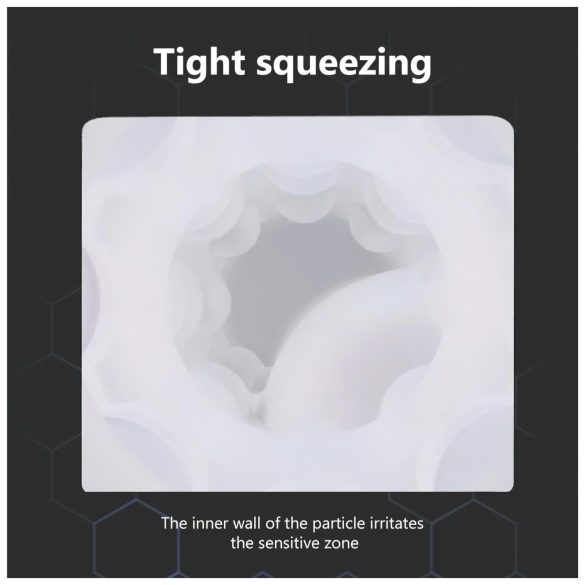 Lonely - automatische masturbator met zuigen en verwarmen - wit