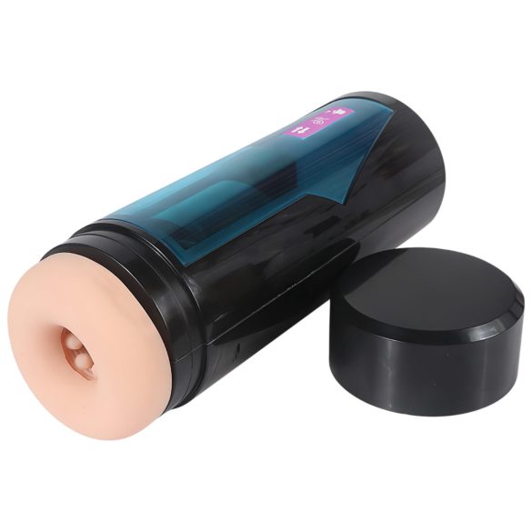 Lonely - automatische masturbator - stootfunctie en geluid - zwart