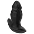 Kangvo - magnetische opblaasbare siliconen dildo (zwart)