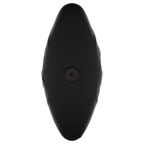 Kangvo - magnetische opblaasbare siliconen dildo (zwart)