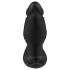 Kangvo - magnetische opblaasbare fantasy dildo groot (zwart)