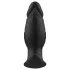 Kangvo - magnetische opblaasbare fantasy dildo groot (zwart)