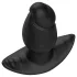 Kangvo - magnetische opblaasbare fantasy dildo groot (zwart)