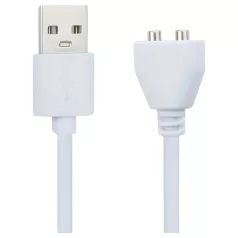 Pleasure Charge Wilson - magnetische USB-oplaadkabel (wit)