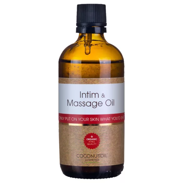 Coconutoil - biologische glij- en massageolie - 80ml
