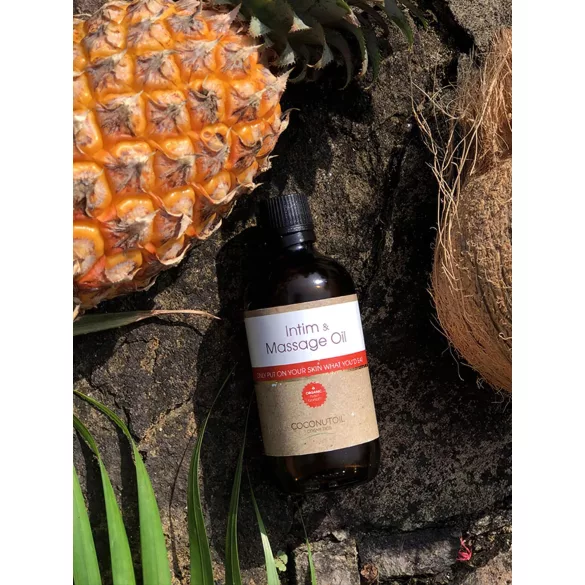 Coconutoil - biologische glij- en massageolie - 80ml