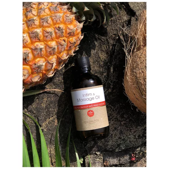 Coconutoil - biologische glij- en massageolie - 80ml