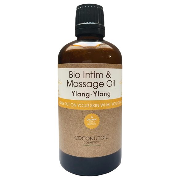 Coconutoil - Biologische intiem en massageolie - ylang-ylang - 80ml