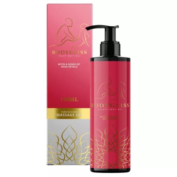 BodyGliss - massageolie en glijmiddel - roos - 150ml