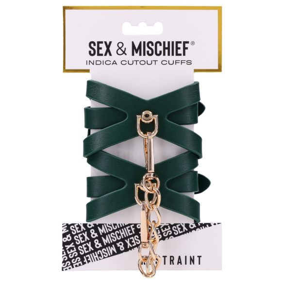 Sportsheets - handboeien - metaal - groen