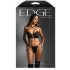 Edge By Fantasy - herenlingerie set - lederlook - zwart