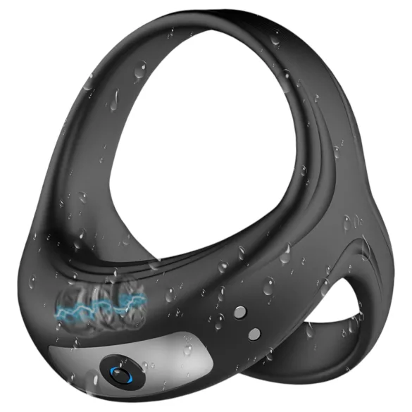 AlvUp - vibrerende penis- en ballenring - siliconen - zwart